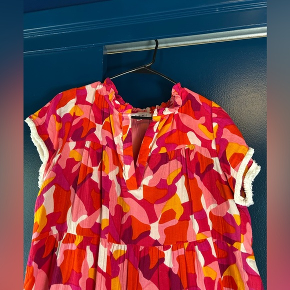 2 THML dresses black checkered and multi colored - Picture 2 of 4